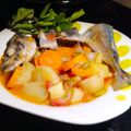 El cooksnap de Zaida TC @alquimiasfood cuando hizo Cazuela de jureles negros con patatas al estragón y eneldo.