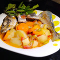 El cooksnap de Zaida TC @alquimiasfood cuando hizo Cazuela de jureles negros con patatas al estragón y eneldo.