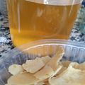 El cooksnap de Cecilia Olivera cuando hizo Lemoncello casero.