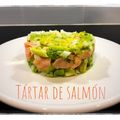 El cooksnap de Iban cuando hizo Tártar de Salmón y aguacate.