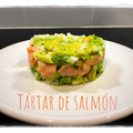 El cooksnap de Iban cuando hizo Tártar de Salmón y aguacate.