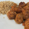El cooksnap de Marieta cuando hizo Albóndigas de ibérico y verduras con salsa de cerveza.
