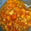El cooksnap de Deborah Rivero cuando hizo Guiso de verduras SIN CARNE💚.