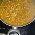 El cooksnap de saramaria32 cuando hizo Fideuá con salchichas en Monsieur cuisine Connect.