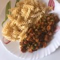 Patrícia Seres Polgárfiné Cooksnap-ja, amikor elkészítette a(z) Zöldborsós tokány receptet.