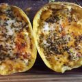 ingebarnwell's cooksnap of when they made Veggie Spaghetti Squash Boat.