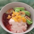 Cooksnap dari ummu hanaan untuk resep Es Pisang Ijo Khas Makassar