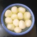 Swati Ganguly Chatterjee 's cooksnap of when they made Rasgulla.