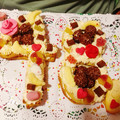 El cooksnap de Sweet Naira cuando hizo Tarta corazón rellena de crema madame.