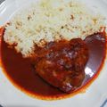 El cooksnap de Rousslia López cuando hizo Adobo de pollo.