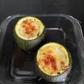 El cooksnap de Maria A. cuando hizo Calabacín luna relleno de atún.