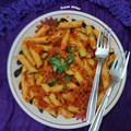 Sudha Banjara Vasani's cooksnap of when they made Pav Bhaji Pasta.
