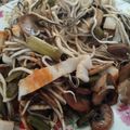 El cooksnap de Sandra cuando hizo Espárragos trigueros palitos de mar y gulas.