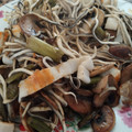 El cooksnap de Sandra cuando hizo Espárragos trigueros palitos de mar y gulas.