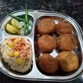 सुशीलाम३०७जीमेल.कॉम का कुकस्नैप जब उन्होंने फलाफल और हम्मस(falafala aur hummus recipe in hindi) बनाया था।