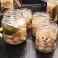 El cooksnap de beastrk cuando hizo Ajos agridulces en conserva (Süss-sauer eingelegter Knoblauch).