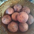 Cooksnap dari Fatimah Alqadri untuk resep Bola - bola ubi ungu (Taro Ball)