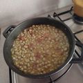 El cooksnap de marta valles cuando hizo Habas fritas con jamón y huevo.