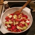 Harpman's cooksnap of when they made Easy cucumber tomato salad.