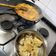El cooksnap de Carmenchu cuando hizo Merluza con patatas a la cúrcuma y comino.