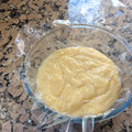 El cooksnap de Teresa Asensi cuando hizo Crema pastelera.