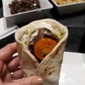 El cooksnap de Eliana Lopez cuando hizo Shawarma (sándwich en pan  árabe).