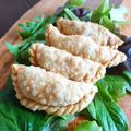 El cooksnap de ItaliaMiAmor cuando hizo Empanadas de pollo cortada a cuchillo.
