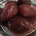 El cooksnap de Leonel De Roia cuando hizo Peras al vino tinto en su salsa.