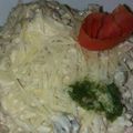 El cooksnap de Ruby Gardenia cuando hizo Fetuccini Alfredo con champiñones.