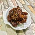 Cooksnap dari Joanne Sebastian untuk resep Niiyama, Amakarai Tori Kawa (kulit ayam goreng pedas manis)