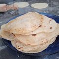 El cooksnap de Daniela Assanelli cuando hizo Masa para tacos/ wraps/ rapiditas.