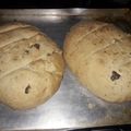 El cooksnap de Juan Rocha cuando hizo Pan de Campo.