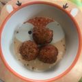 Cooksnap dari wilanda untuk resep Bola-bola nasi Kriuk anti GTM 18 month (bebas alergi seafood)