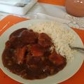 El cooksnap de Guillermo García cuando hizo Pollo agridulce (chino).