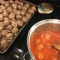 Andi Perry Gowin's cooksnap of when they made Mmmm Meatballs...simple and delicious Italian Meatballs.