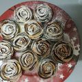 El cooksnap de Soledad Hidalgo cuando hizo Rosas de manzana.