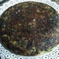El cooksnap de Micaela Herrera cuando hizo Tortilla espinaca y queso.