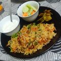 Veena Chopra का कुकस्नैप जब उन्होंने मटर,गाजर पुलाव (Matar Gajar pulao recipe in hindi) बनाया था।