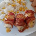 K. Bernadett Cooksnap-ja, amikor elkészítette a(z) Baconbe tekert sajtos pulykamell receptet.