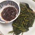 Cooksnap dari RindU untuk resep Brambang Asem/Rujak kangkung