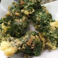 El cooksnap de Cynthia (Peti) cuando hizo Buñuelos de Kale.