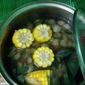 Cooksnap dari hanbeehee untuk resep Kerang dara dengan sayur katuk bening