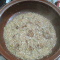 El cooksnap de Jordi Mayol cuando hizo Risotto amb carxofes i espàrrecs.
