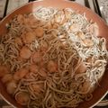 El cooksnap de custodia cuando hizo Gulas con gambas al ajillo.