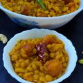 Mahua Chakraborty Swami's cooksnap of when they made নারকেল দিয়ে ছোলার ডাল (narkel diye cholar dal recipe in Bengal).