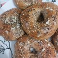 El cooksnap de Abril Mondaca cuando hizo Bagels integrales.