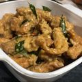 Cooksnap Audrey J semasa beliau membuat Chicken Buttermilk / Ayam Butter.