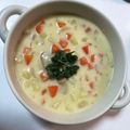 ponpocojp's cooksnap of when they made ほたてのクラムチャウダー.