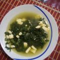 El cooksnap de Gabriel Gonzalez Bta cuando hizo Sopa de acelgas deliciosa (con queso y huevo cocido).