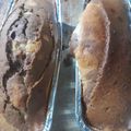 El cooksnap de andrea diaz cuando hizo Budín marmolado.